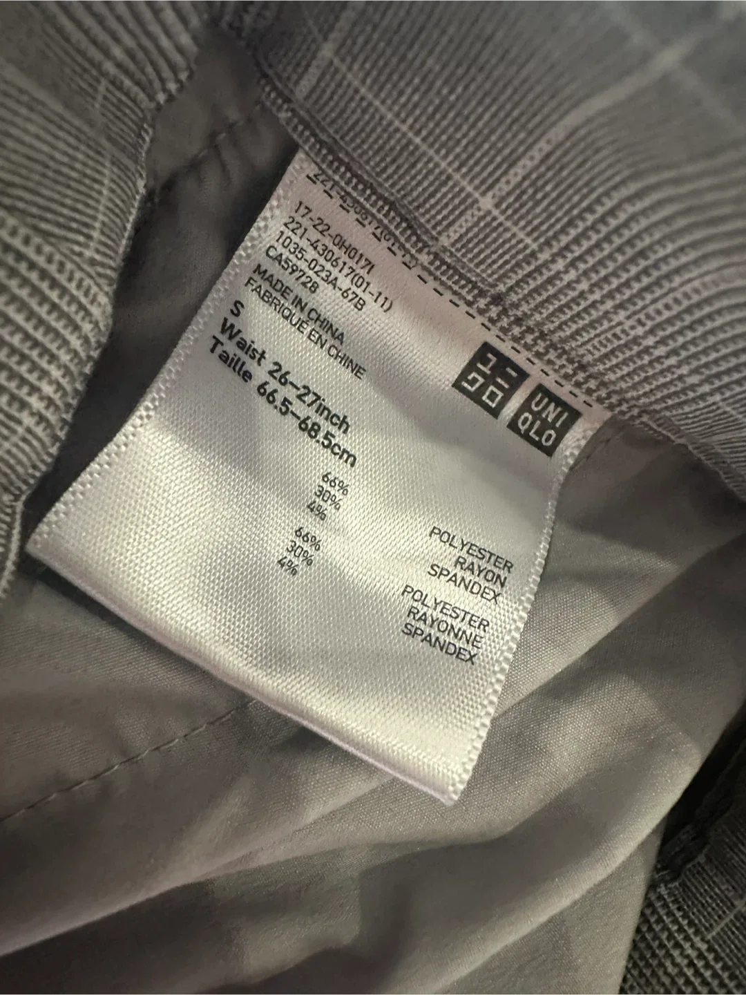 Uniqlo Plaid Pants - Size S image indicator(3)