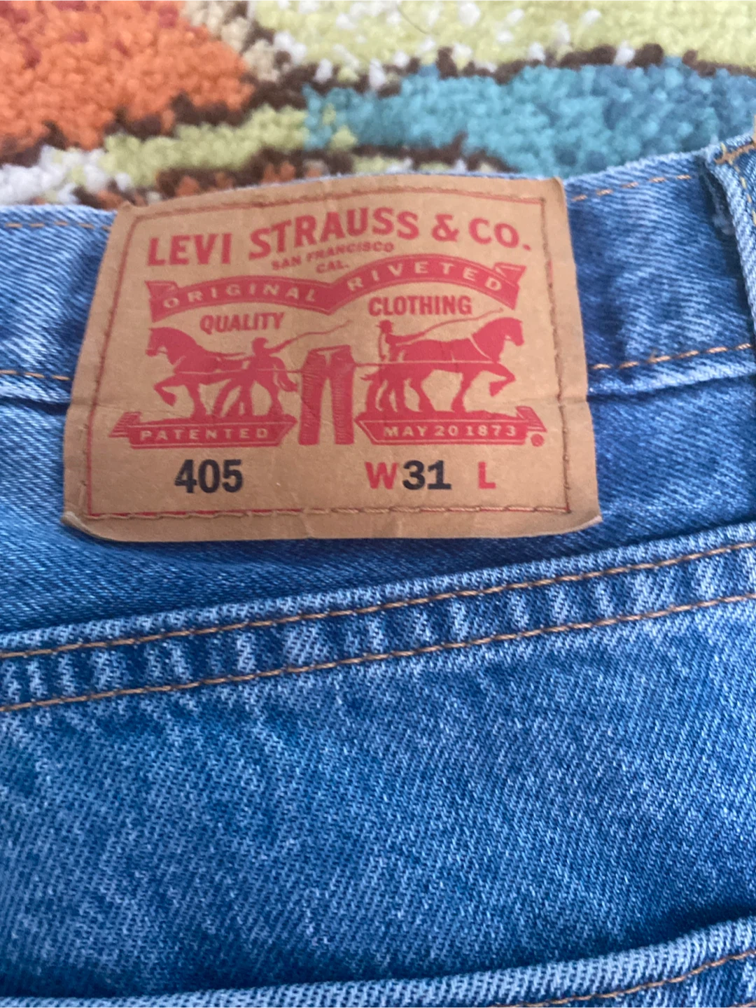 Levi Strauss & Co. 405 Denim Shorts - Size 31 - photo 2