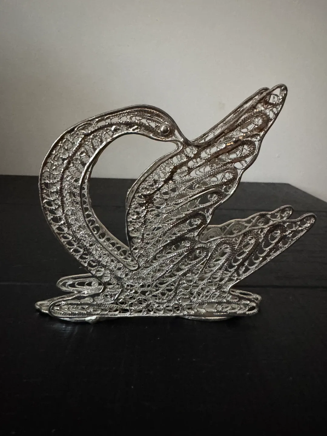 Silver Swan Ornament #Cleanout