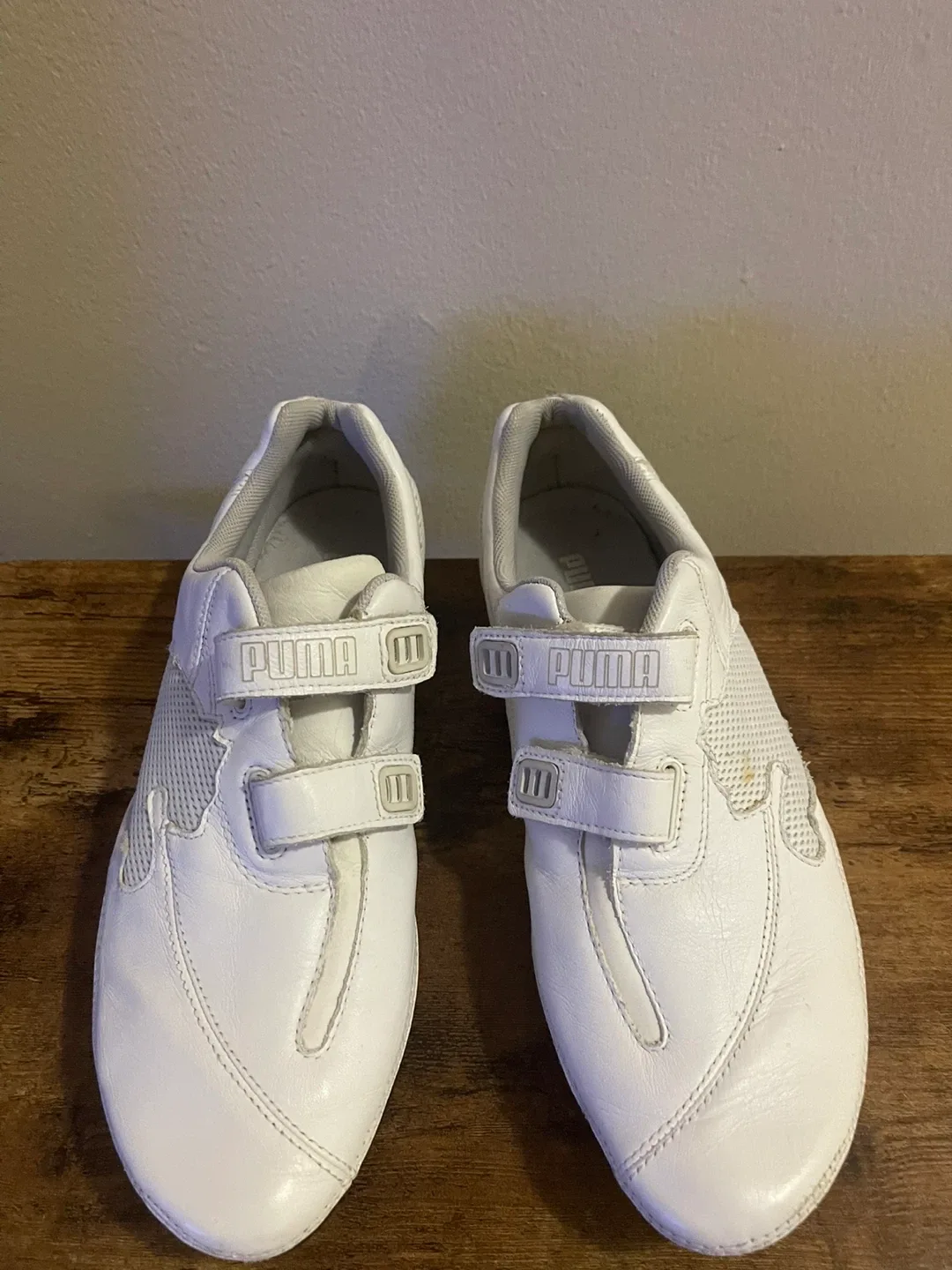 Puma White Leather Sneakers image indicator(2)