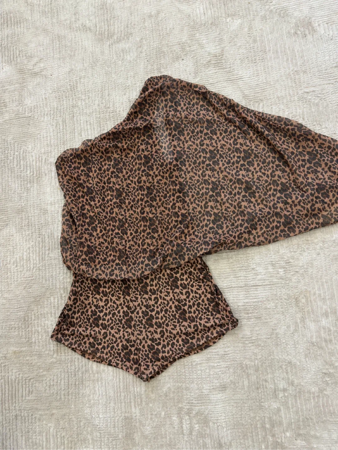 New Fashion Nova Leopard Print Romper image indicator(2)