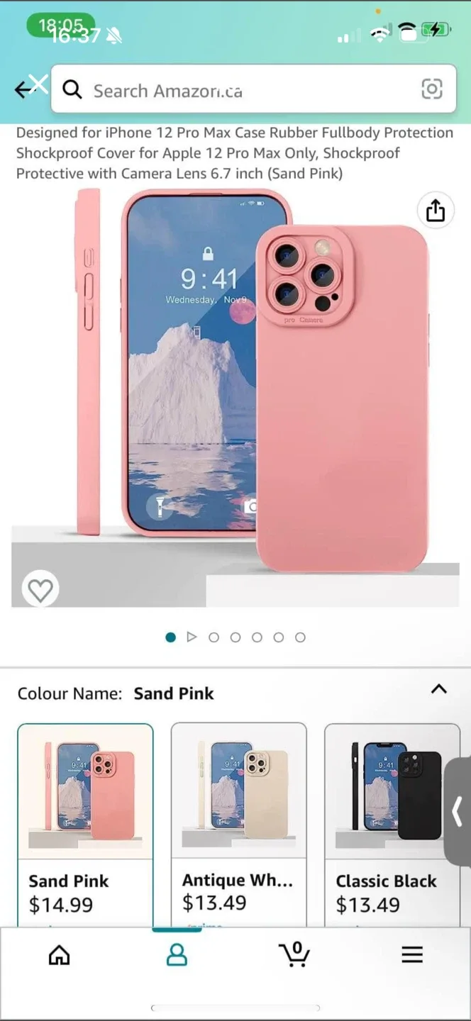 Brand New iPhone 12 Pro Max Sand Pink Case #Cleanout