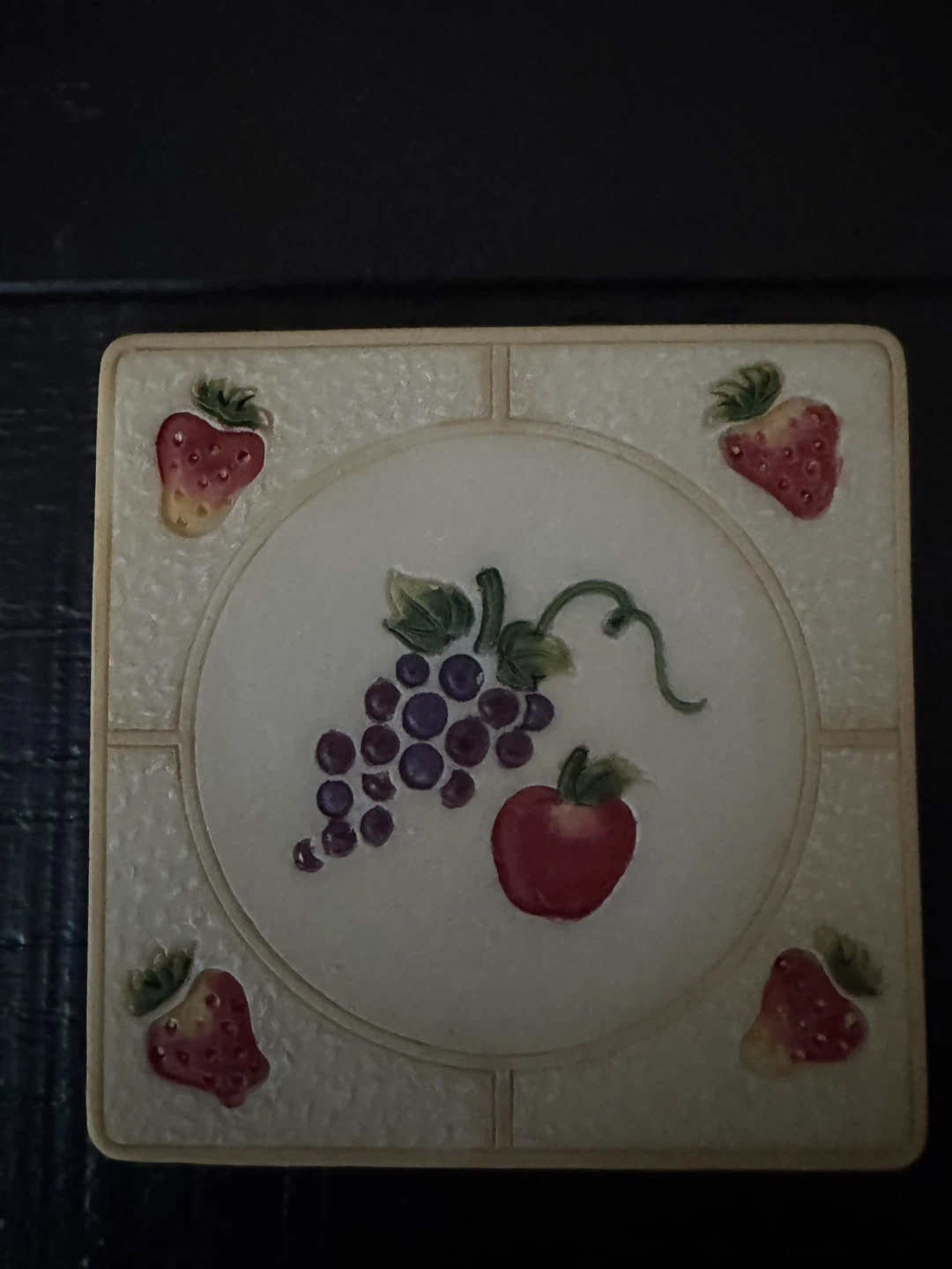 Vintage Fruit Design Coasters #Cleanout - photo 2