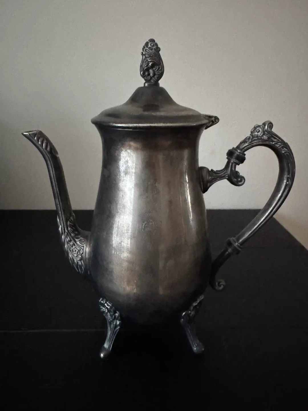 Vintage Silver Plated Creamer Pitcher#Cleanout