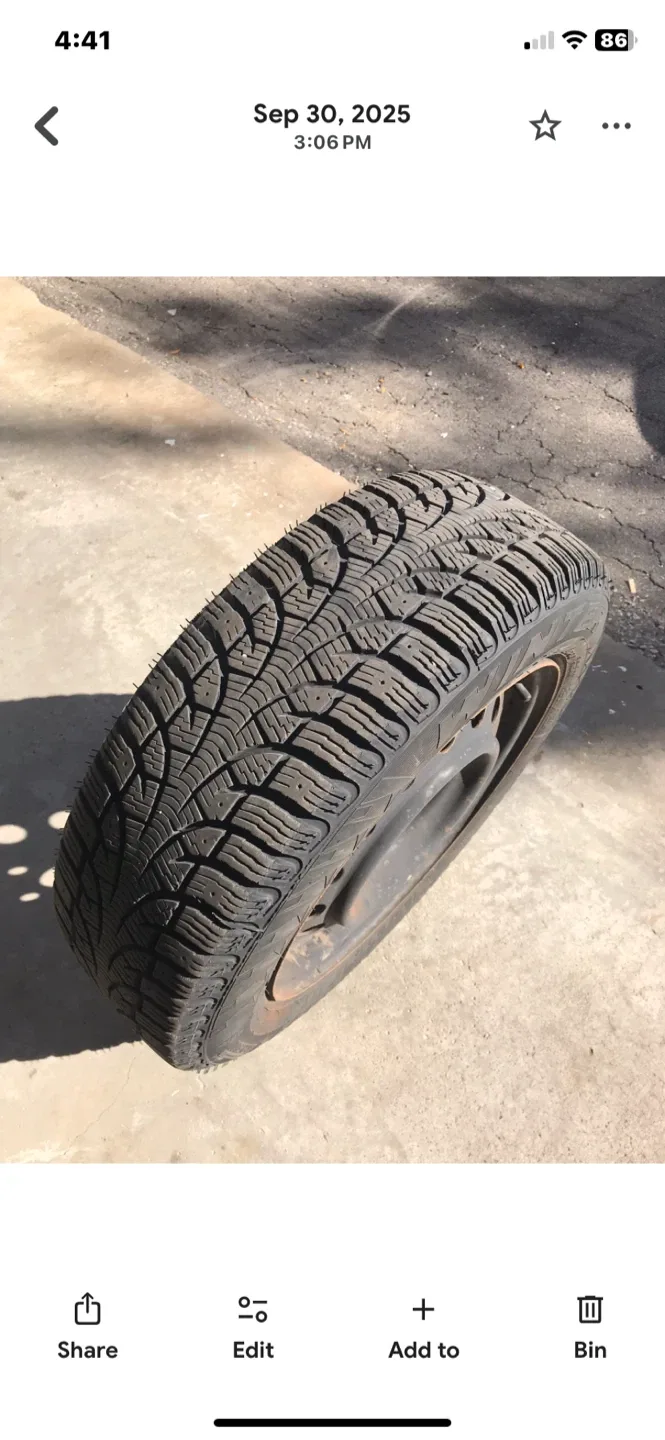 Winter tires for a Toyota Corolla image indicator(3)