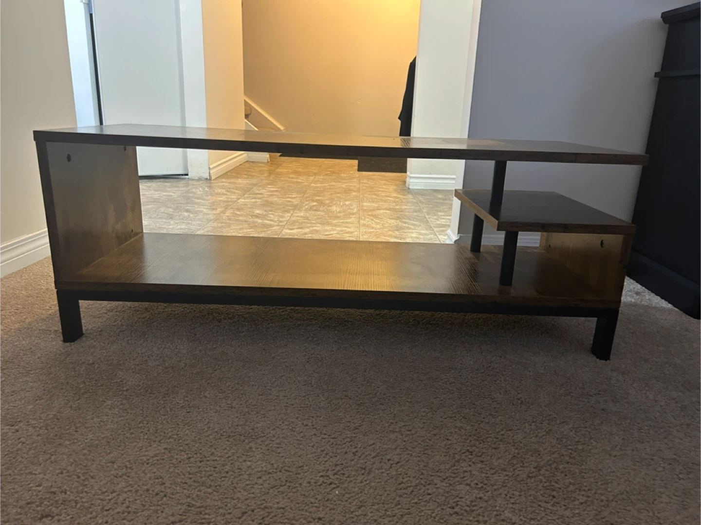 Brown rustic TV Stand - photo 2