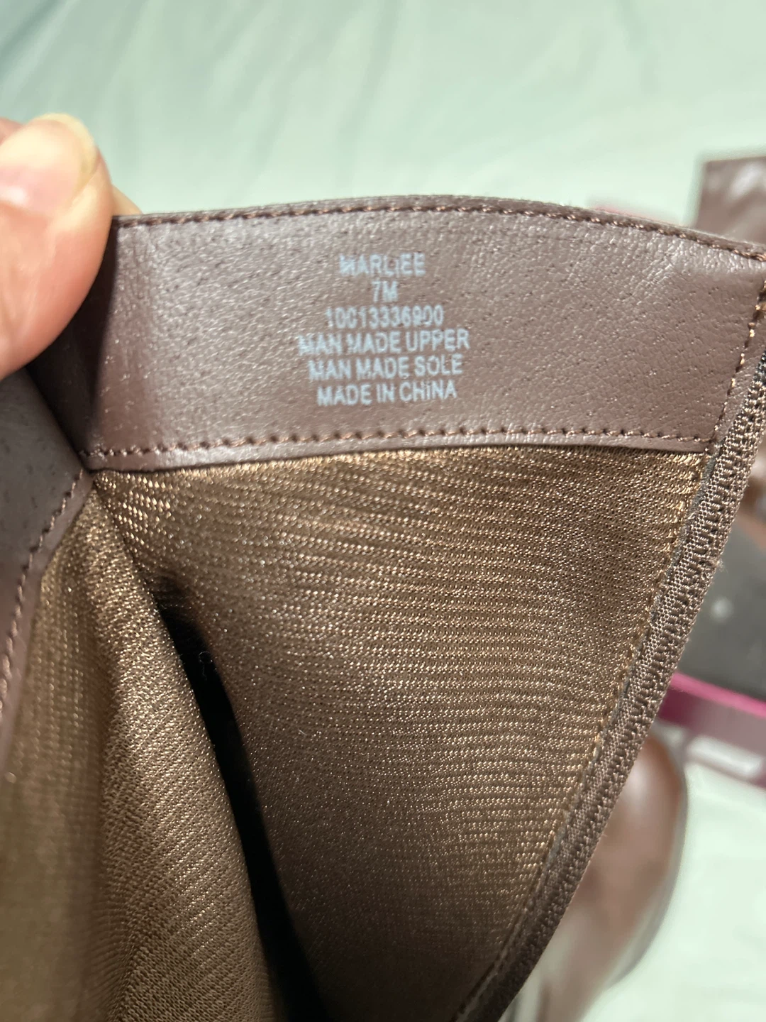 D'Lish Margee Brown Boots - Size 7M “#Cleanout” - photo 3