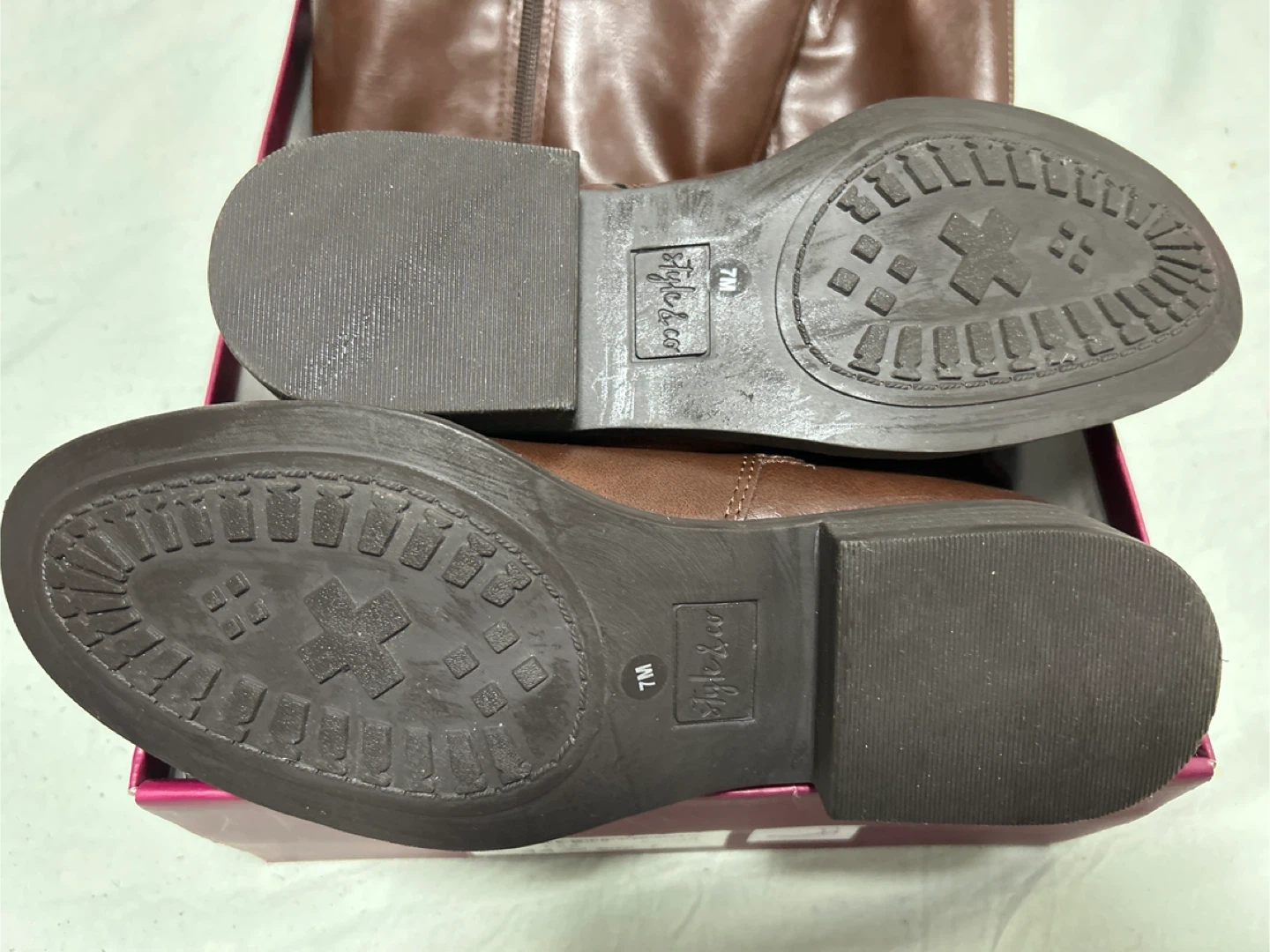 D'Lish Margee Brown Boots - Size 7M “#Cleanout” - photo 2