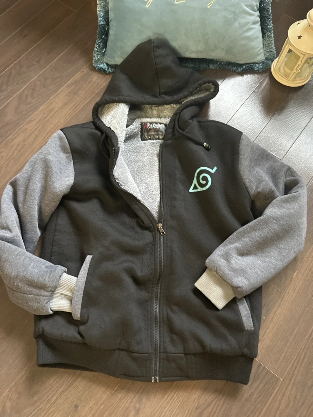 Naruto Hoodie - Black & Grey