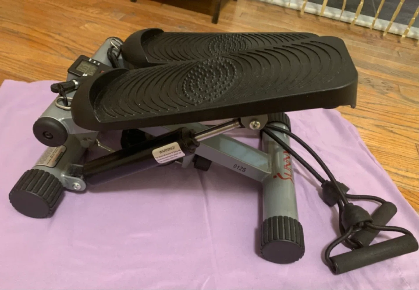 Sunny Health & Fitness Mini Stepper with Resistance Bands