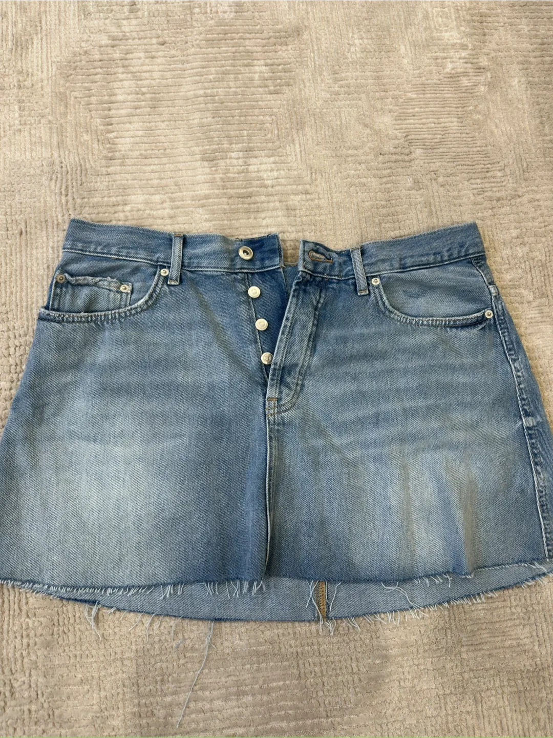 Zara Denim Mini Skirt - Size L