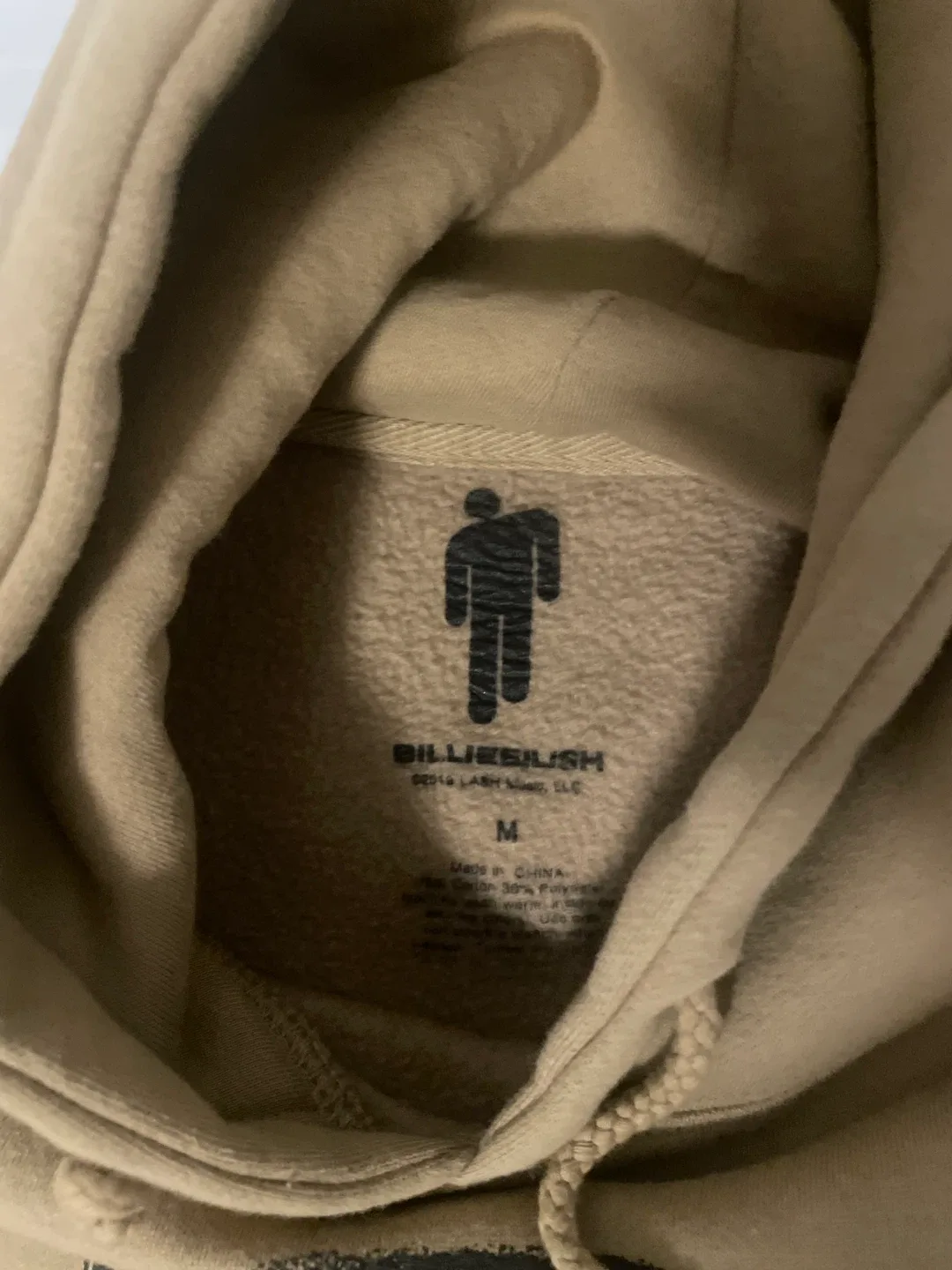 Billie Eilish 'When We All Fall Asleep' Hoodie - M image indicator(3)