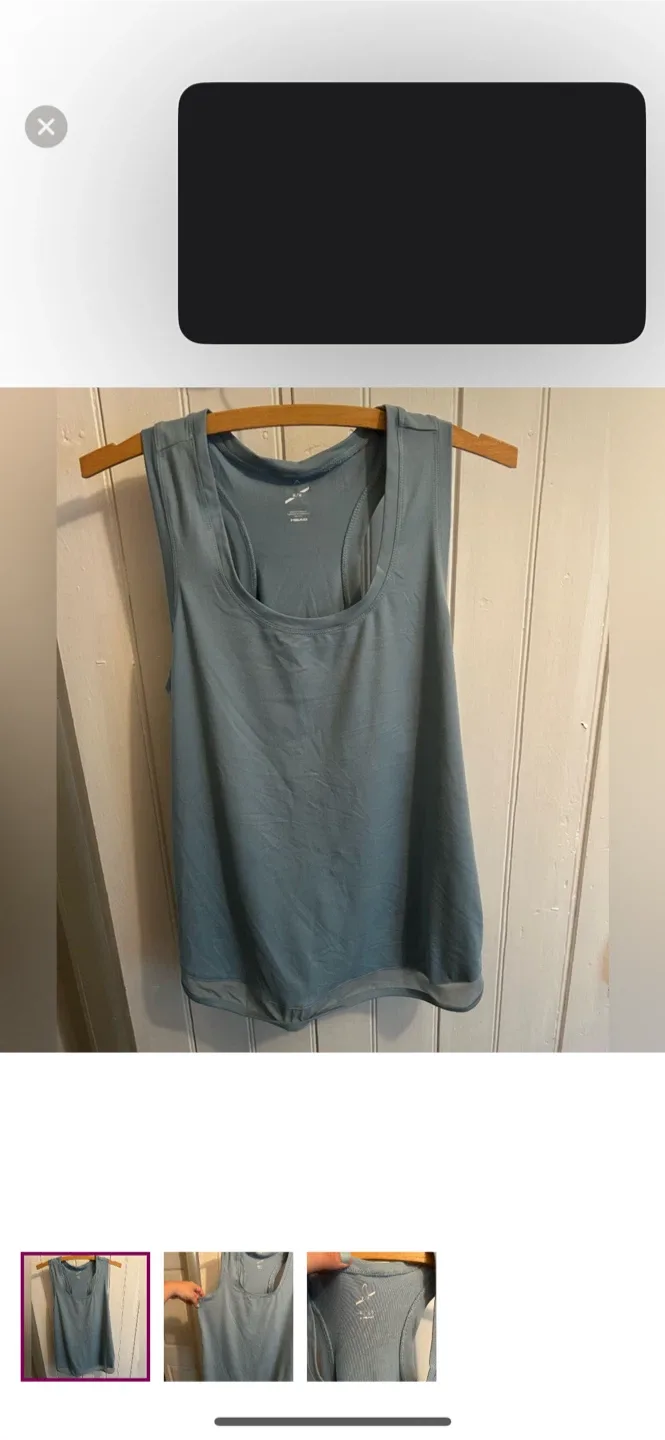 Head Tank Top - Size M - Blue