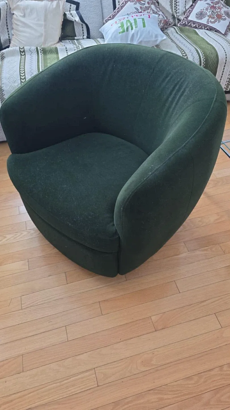 Green Swivel Accent Chair image indicator(2)