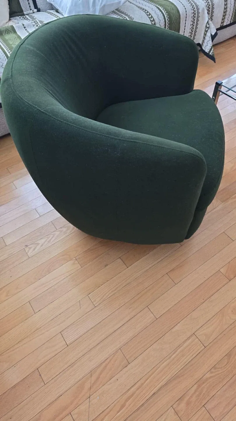 Green Swivel Accent Chair image indicator(3)