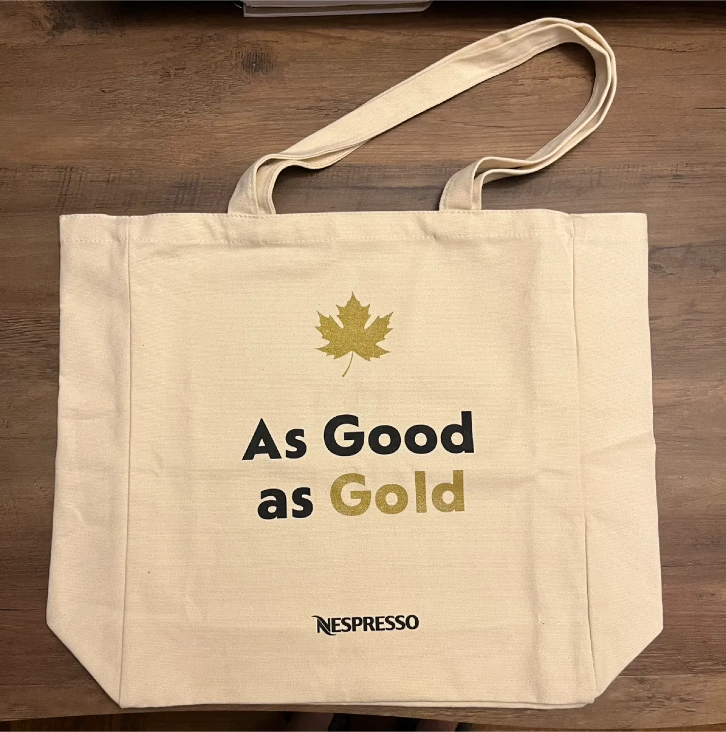 Nespresso "As Good as Gold" Large Tote Bag image indicator(2)