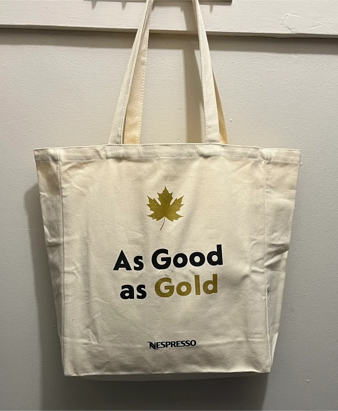 Nespresso "As Good as Gold" Large Tote Bag image indicator(4)