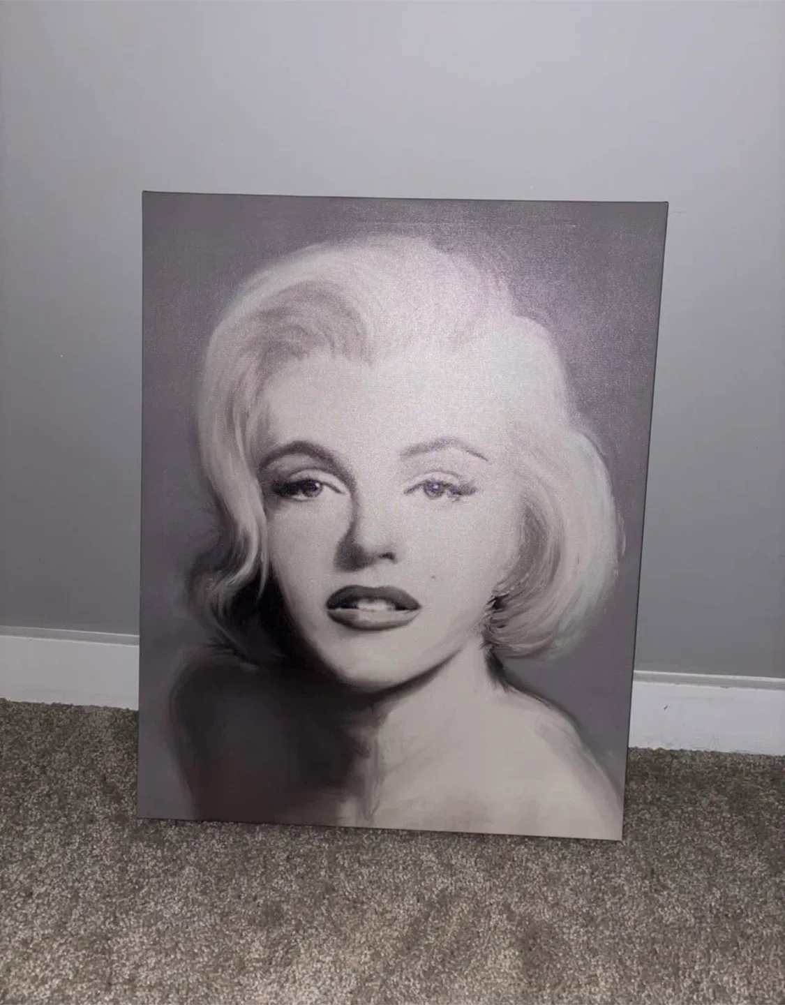 Marilyn Monroe canvas painting