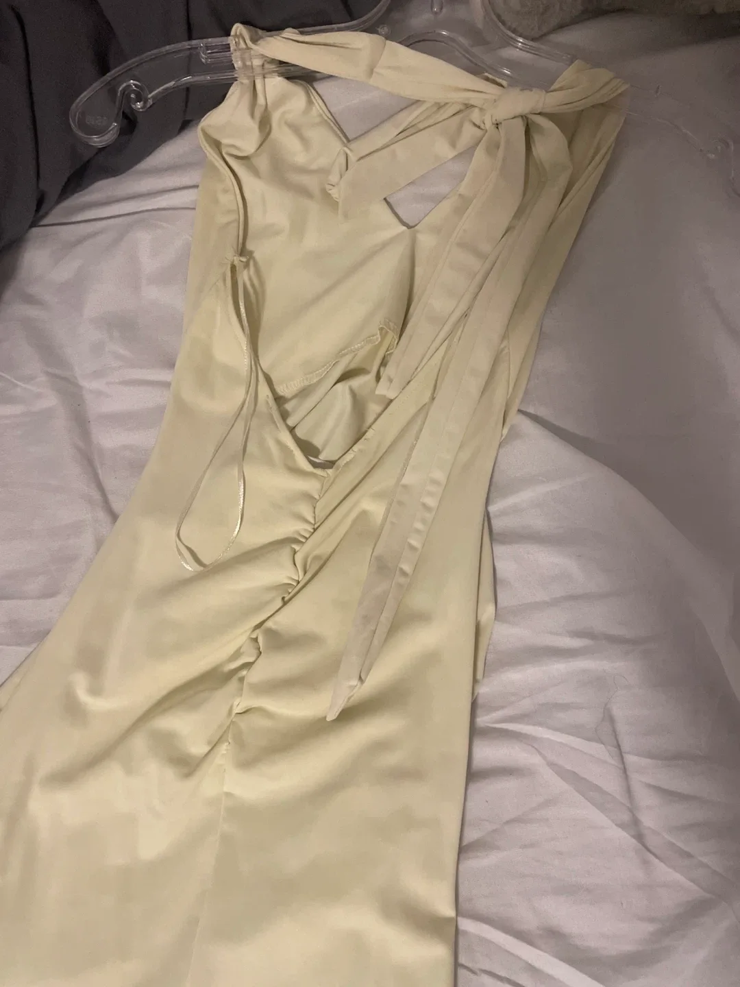 Fashion Nova Yellow Halter Dress image indicator(3)