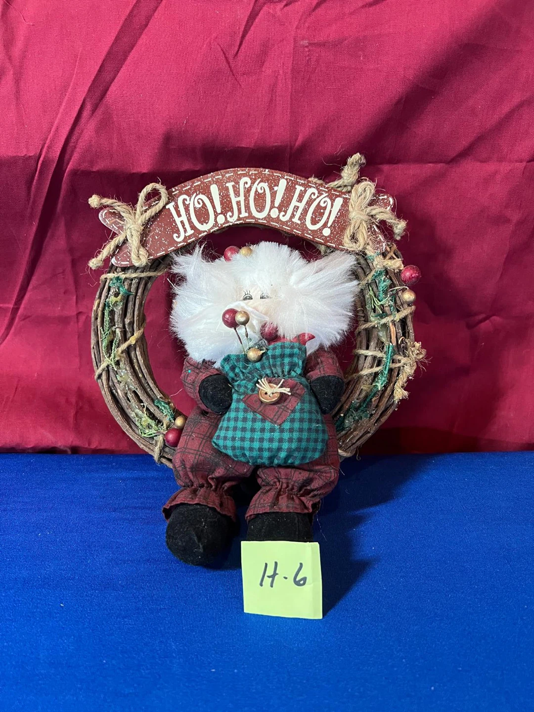 Christmas Santa Wreath Hanger