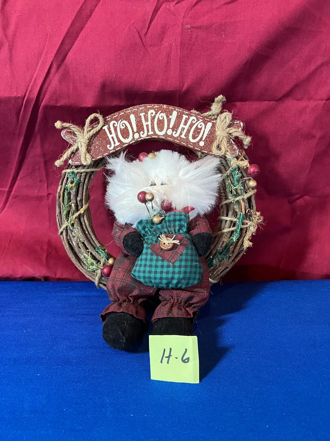 Christmas Santa Wreath Hanger