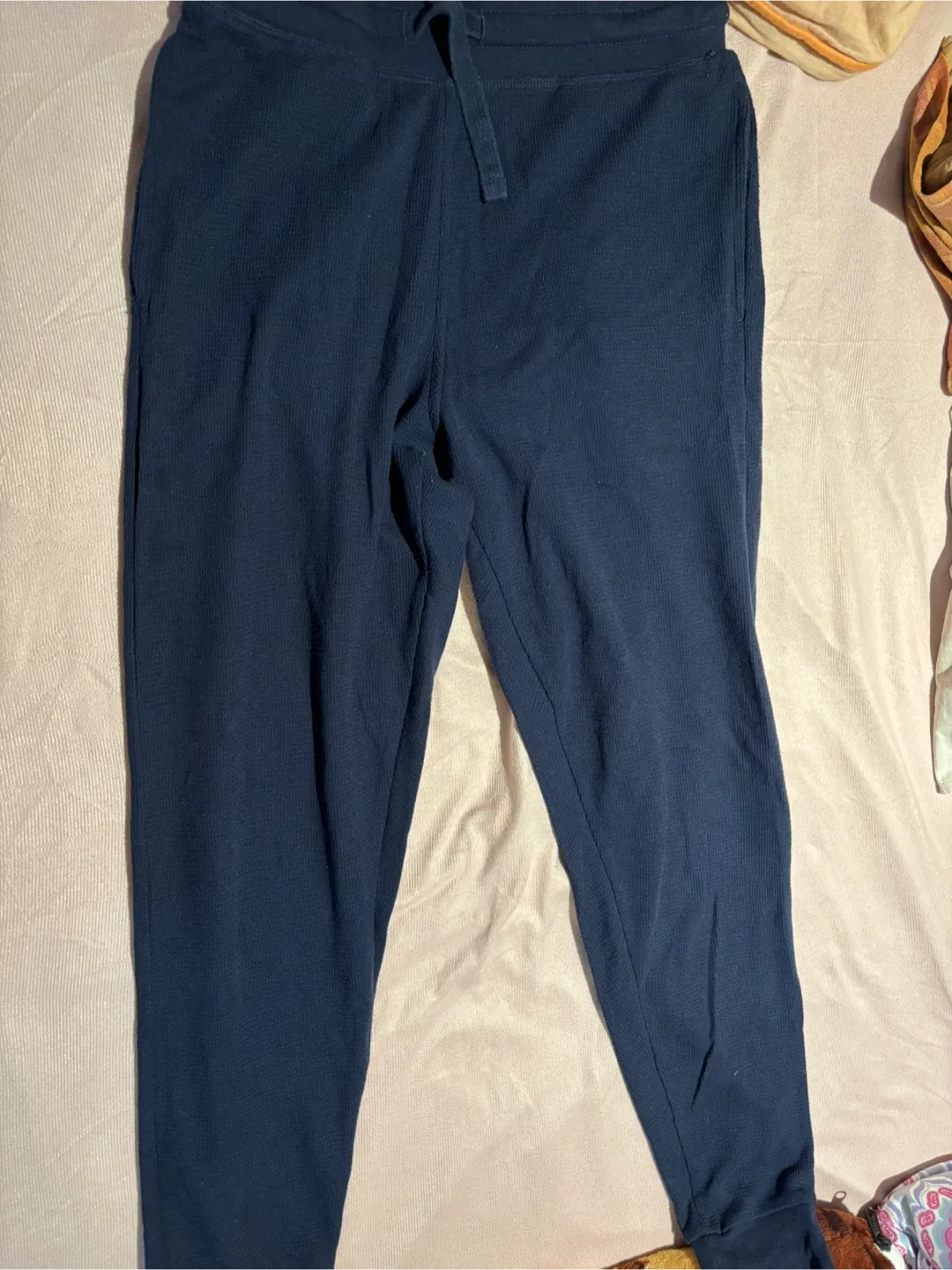 #cleanout”M&S Navy Blue Joggers - Size Small