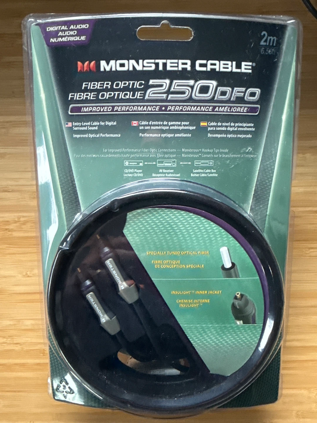 Monster Cable Fiber Optic Digital Audio - 2m