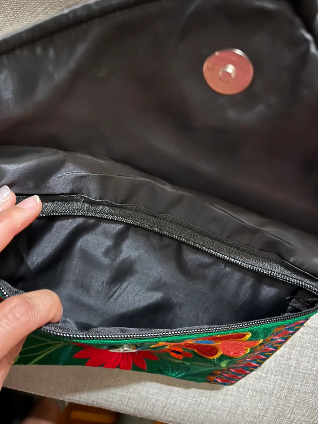 Mexican Embroidered Crossbody Bag image indicator(5)