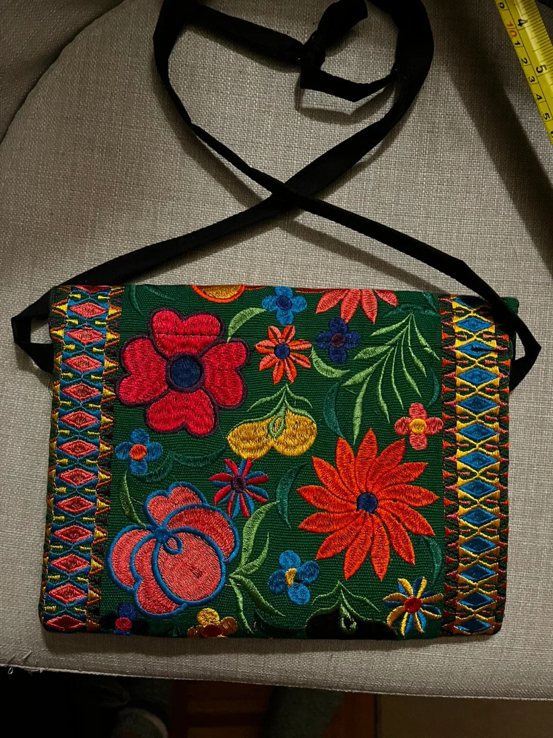 Mexican Embroidered Crossbody Bag image indicator(2)