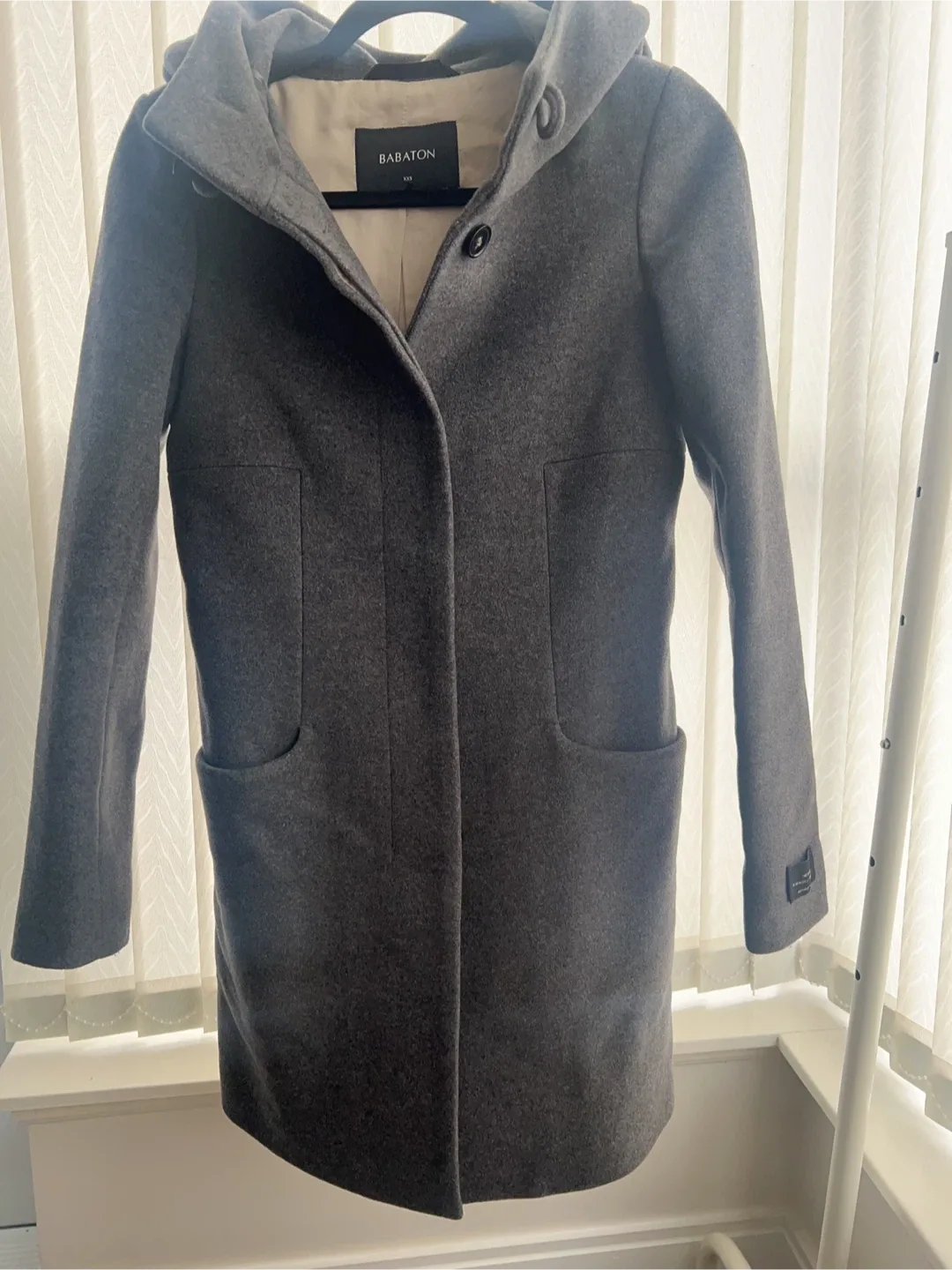 Babaton Stedman Coat, XXS, Grey