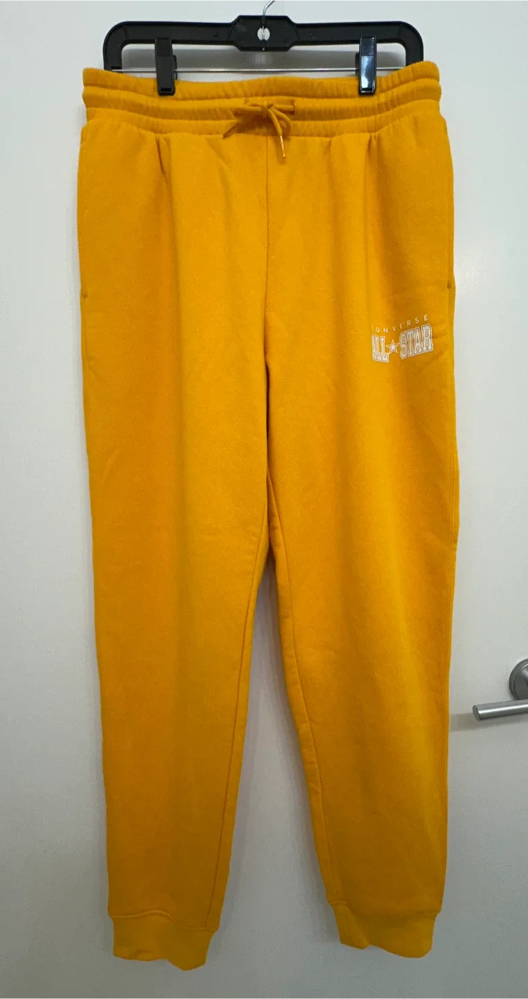 New-Converse Yellow Sweatpants #Cleanout