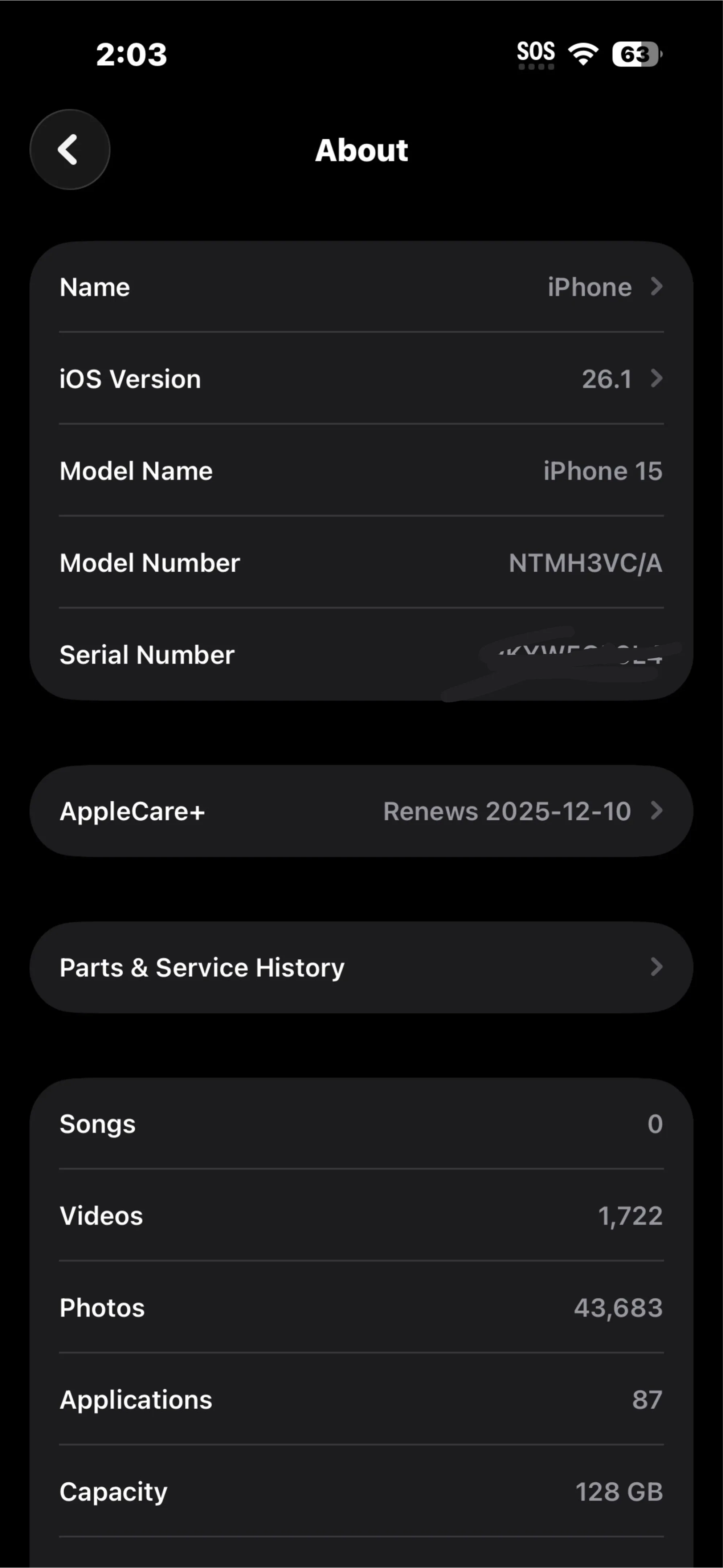 iPhone 15 128GB - Excellent Condition image indicator(5)