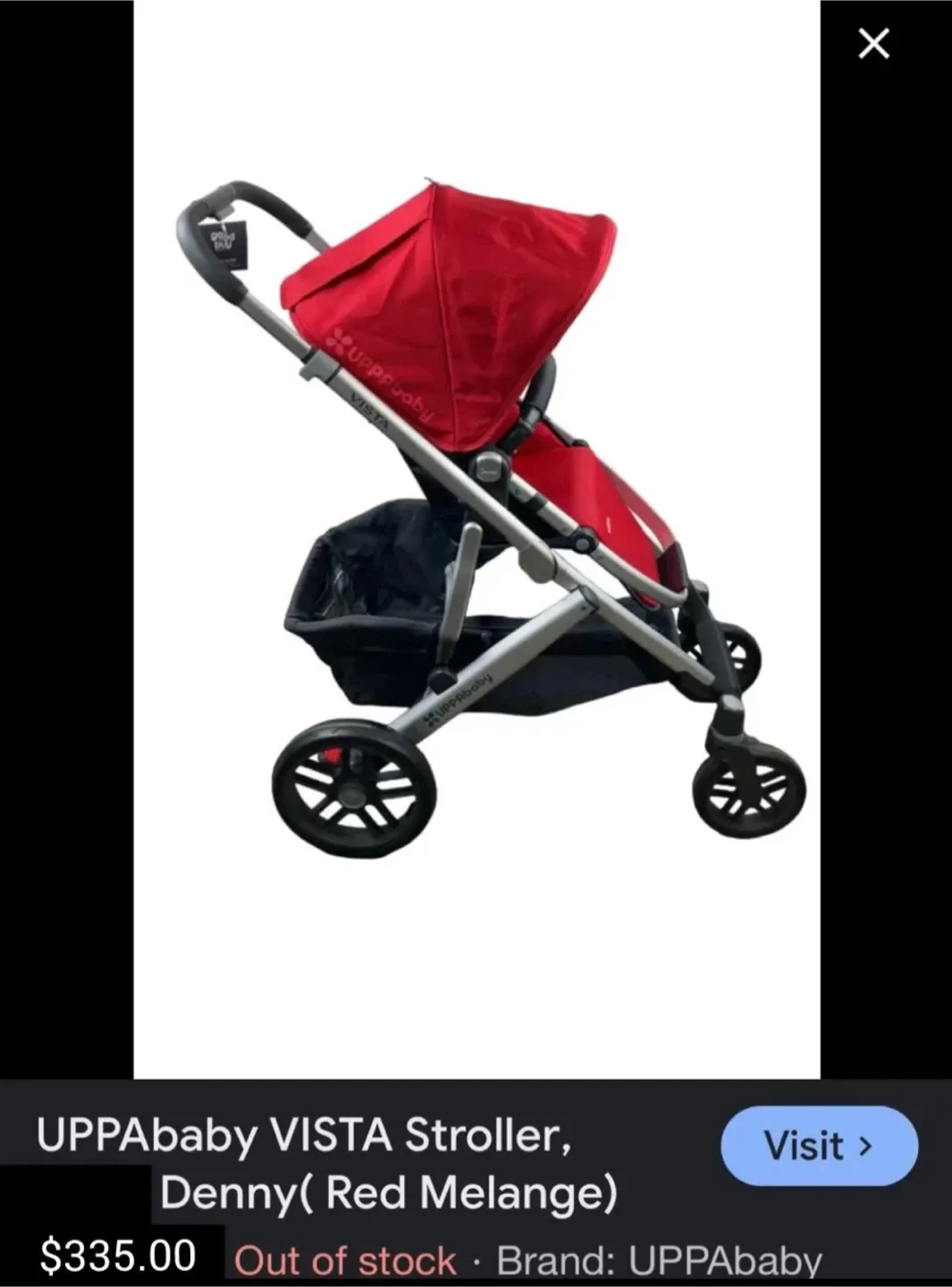 UPPAbaby  vista Stroller - Red image indicator(7)