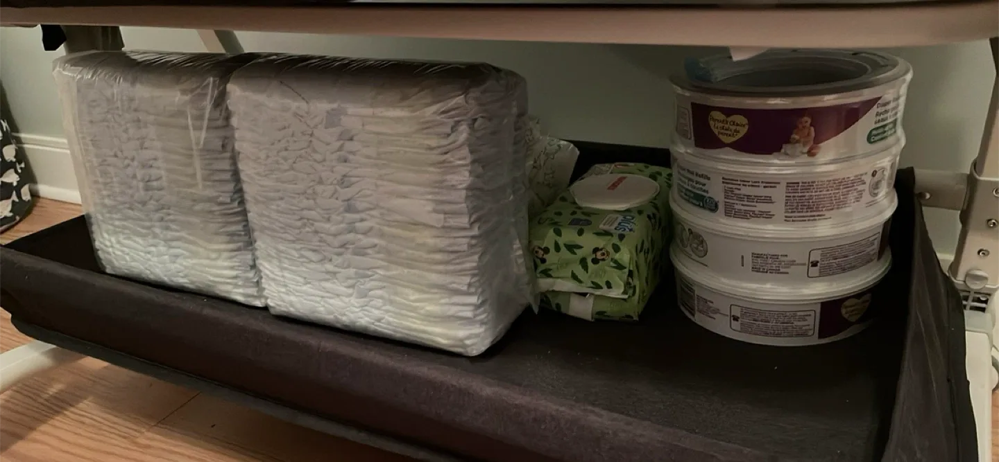 Baby Bassinet and Changing Table