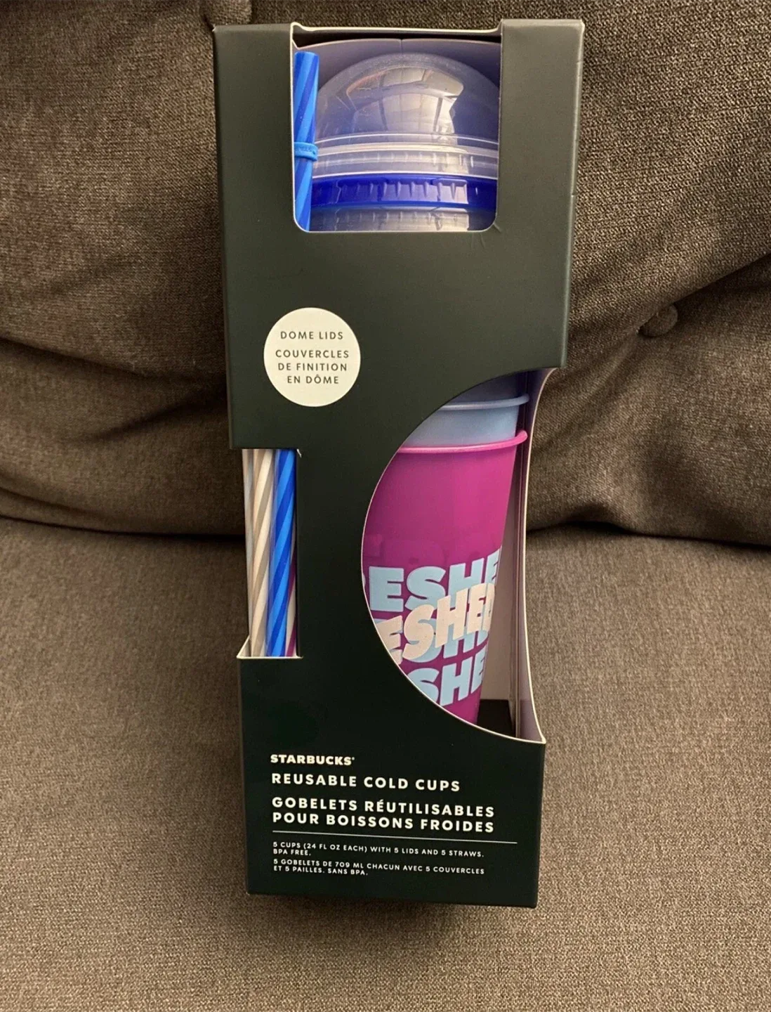 Starbucks Reusable Cold Cups Set - New in Box!