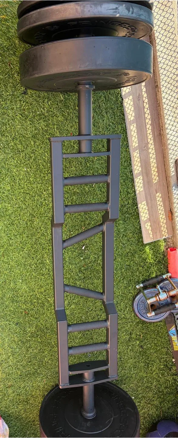 Fringe Sport Black Bumper Plates & Multi-Grip Camber Bar image indicator(8)