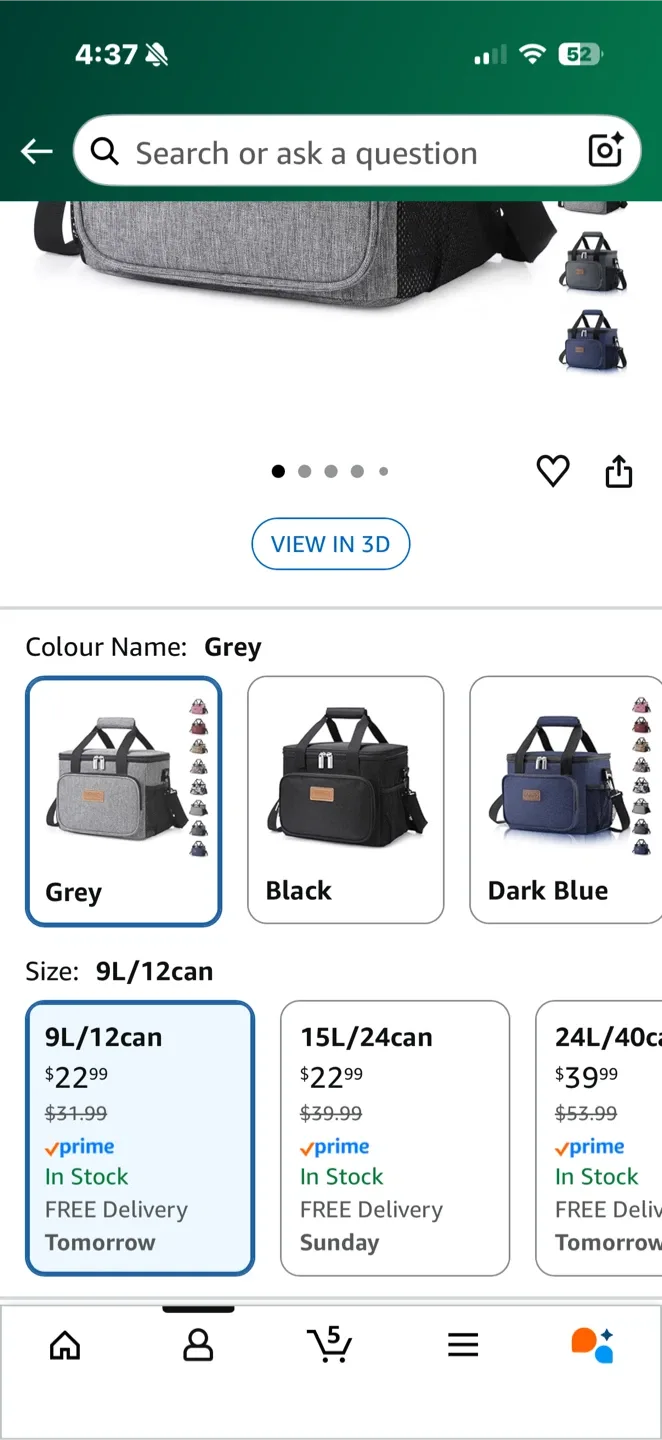 Moving Sale! Insulated Lunch Bag image indicator(5)