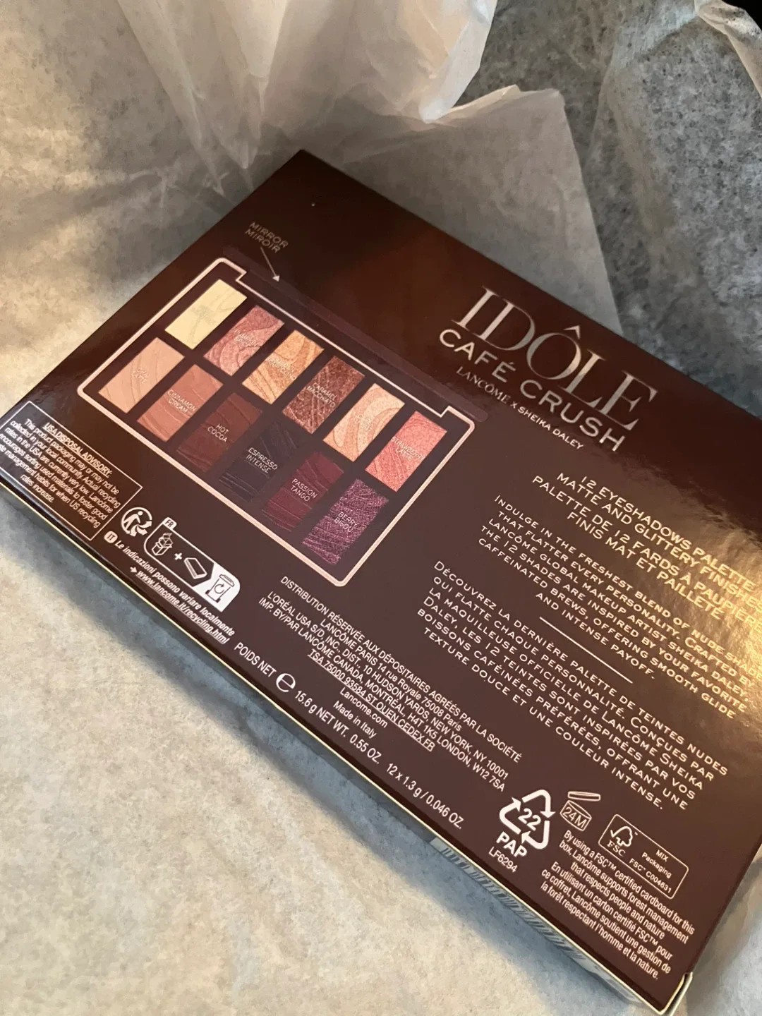 Lancôme Idôle Café Crush Eyeshadow Palette