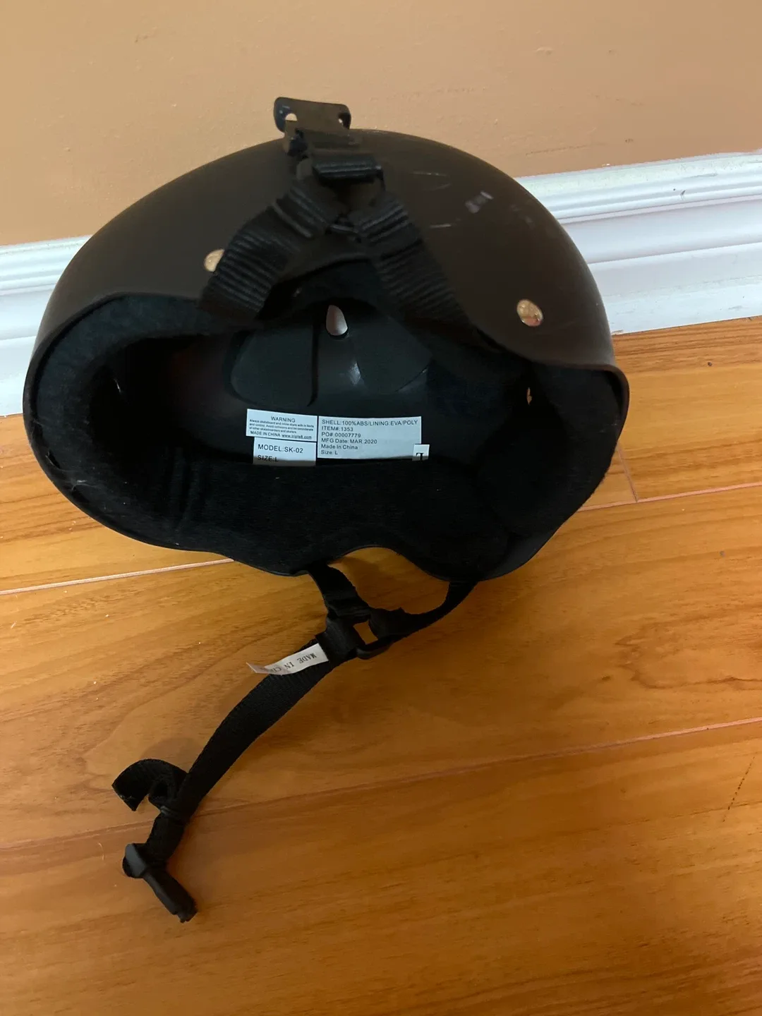 Skate Boarding Triple Eight SK-02 Black Helmet - Size L image indicator(3)