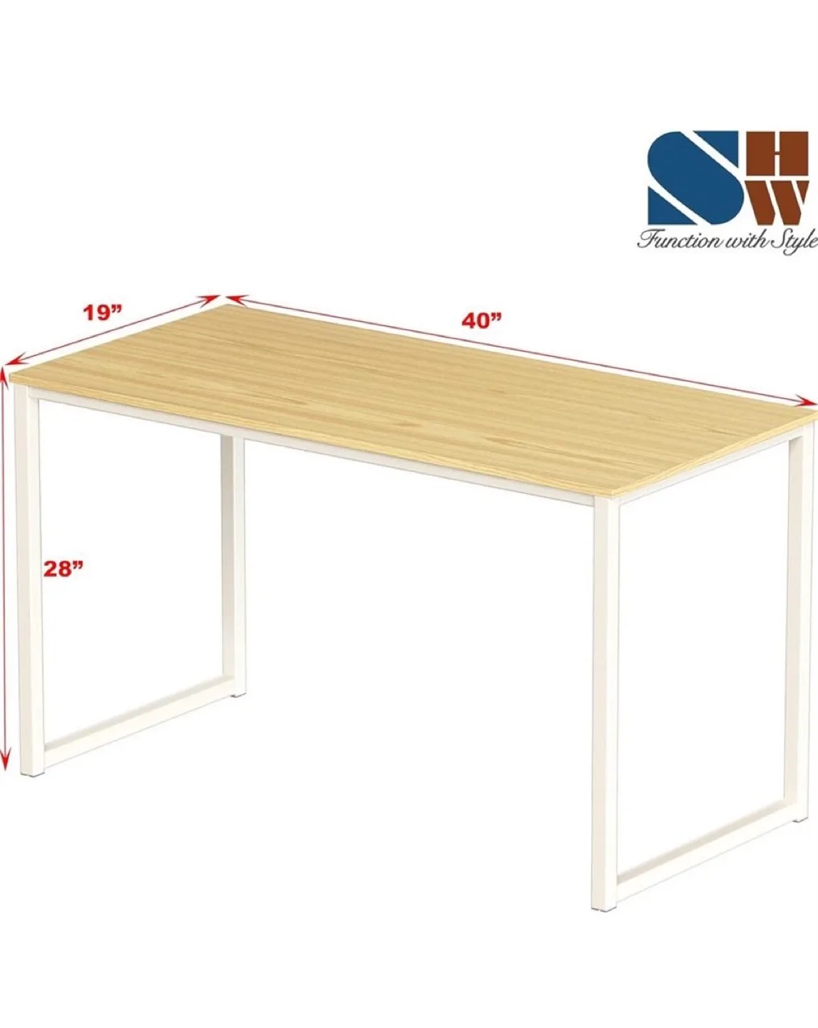 Function With Style Desk - 40" x 19" image indicator(2)