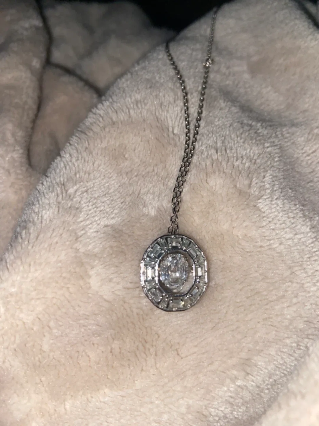 Swarovski Silver Angelic Pendant Necklace