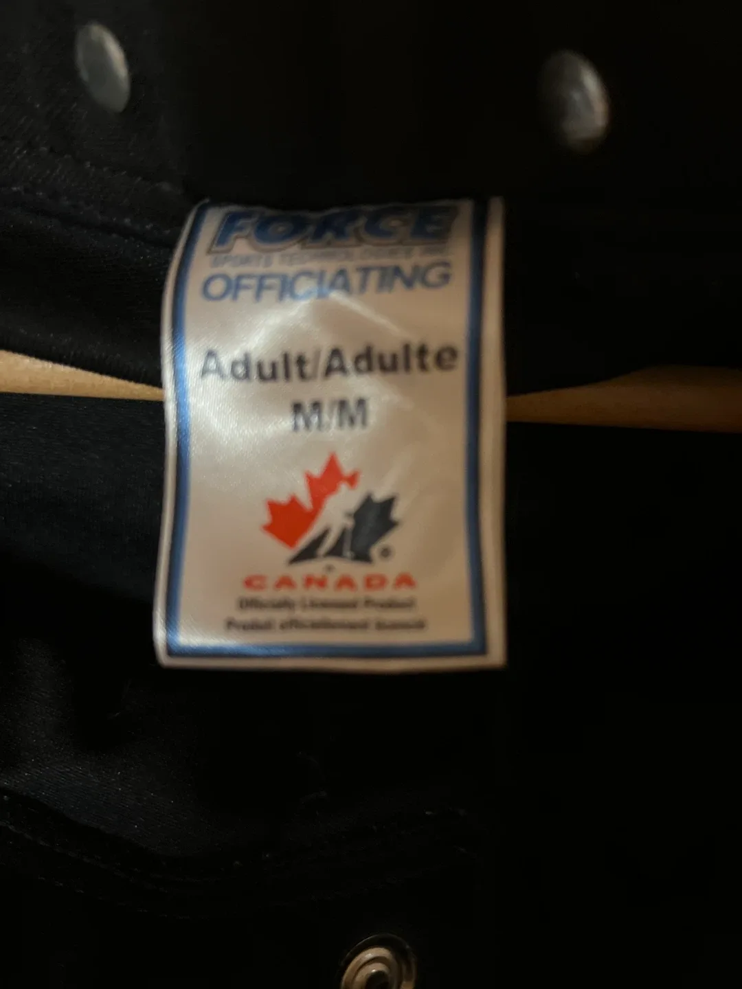 Force Officiating Hockey Referee Shirt & Pants Set image indicator(5)