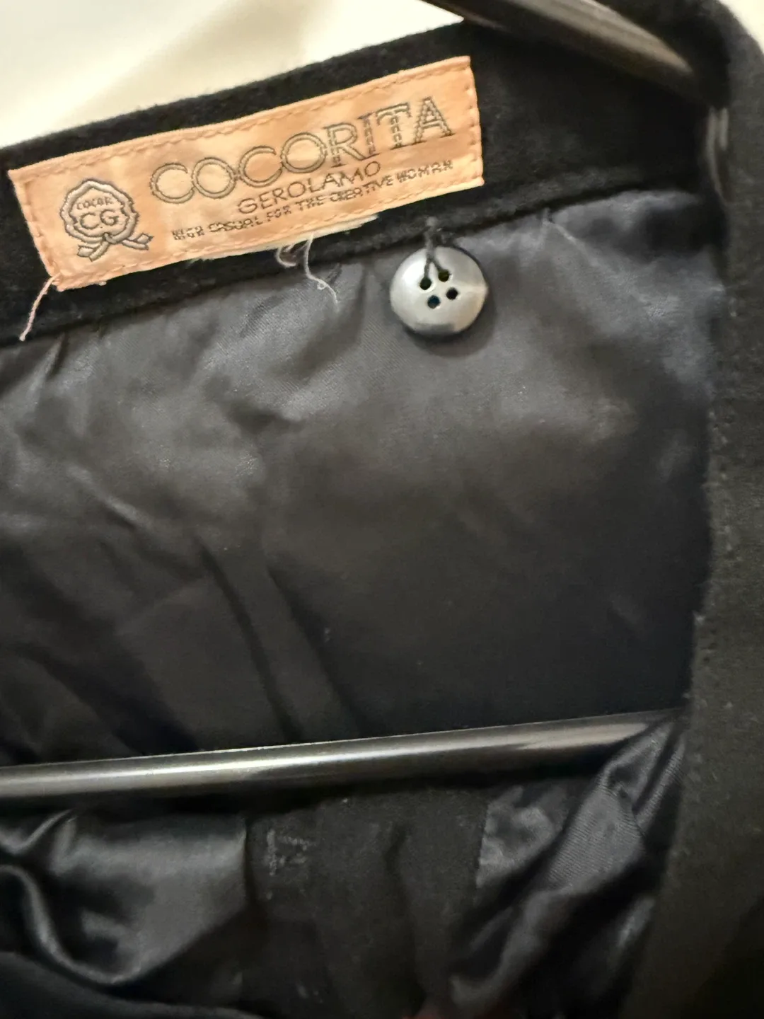 Vintage Cocorita Gerolamo Black Skirt image indicator(2)