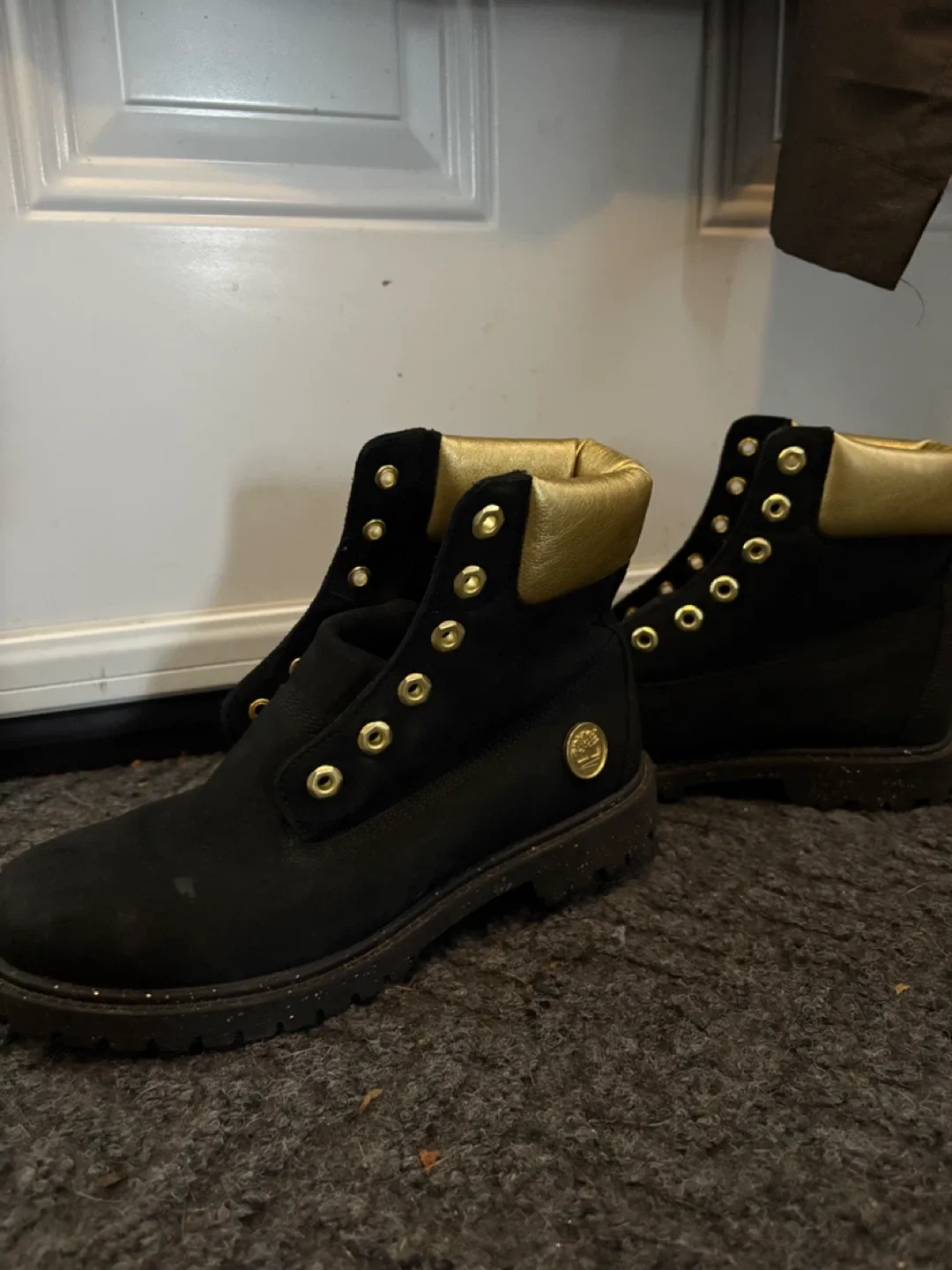 Timberland Black & Gold Boots image indicator(2)