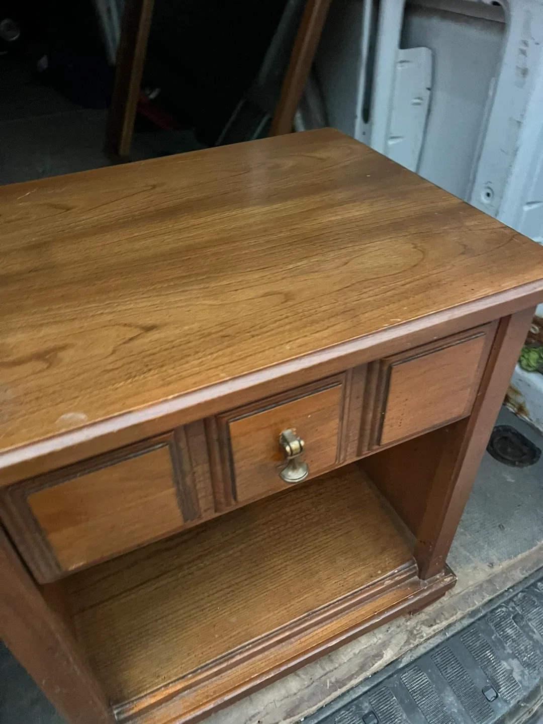 Free delivery used Matching Wood Nightstands - Set of 2 image indicator(3)