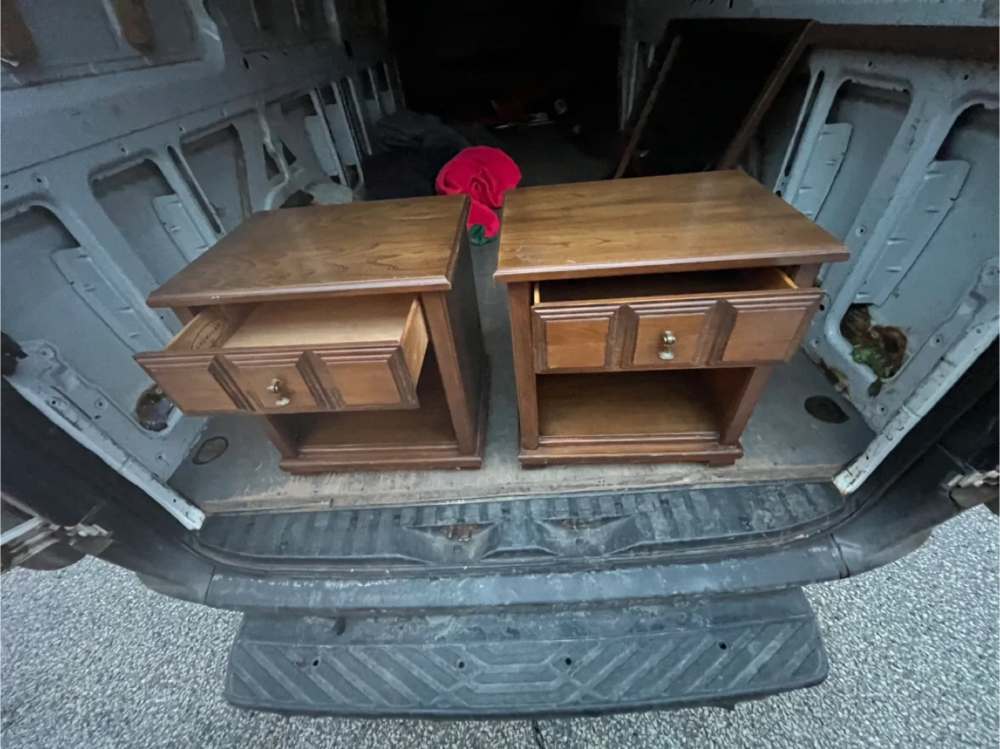 Free delivery used Matching Wood Nightstands - Set of 2 image indicator(8)