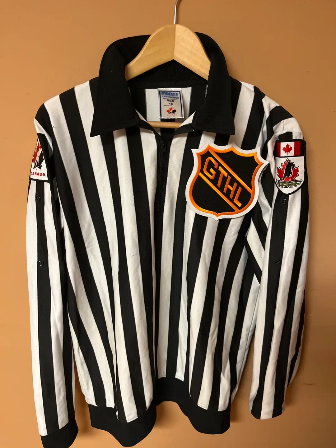 Force Officiating Hockey Referee Uniform - Size S