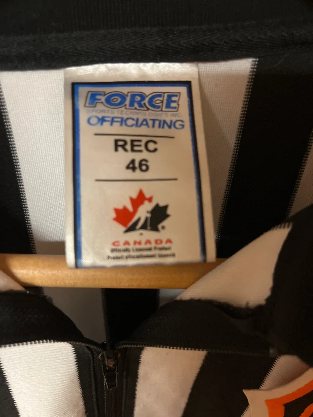 Force Officiating Hockey Referee Uniform - Size S image indicator(2)