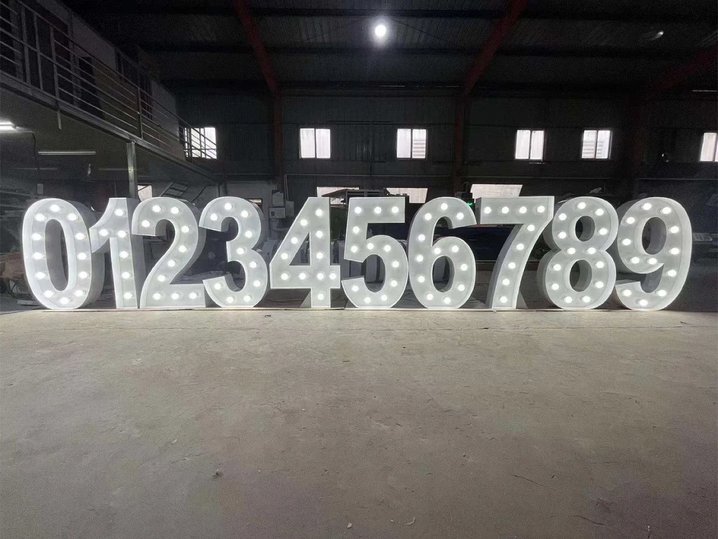 Illuminated Number Signs (0-9)