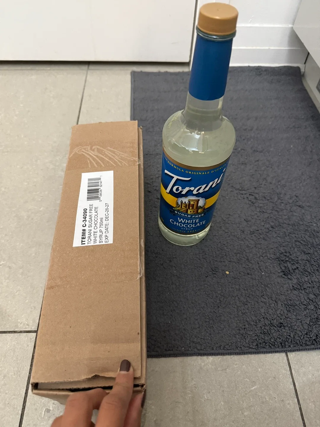 Torani Sugar Free White Chocolate Syrup image indicator(2)